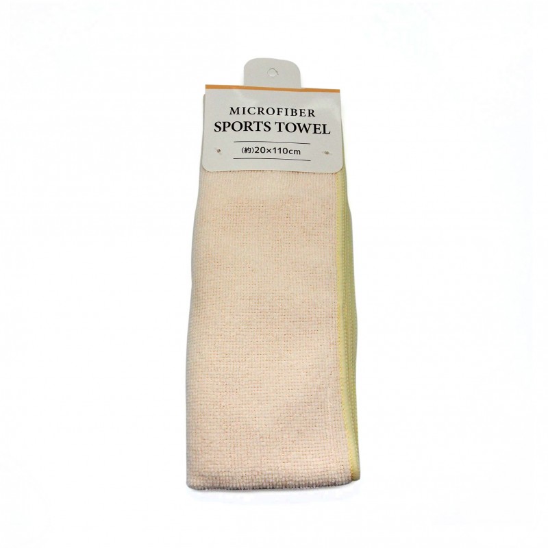 Microfiber Sports Towel Cream 20x110cm